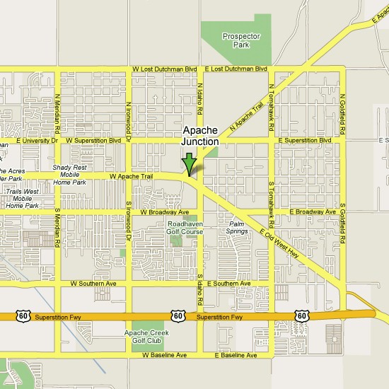 Click here to see full map of Apache Junction...
