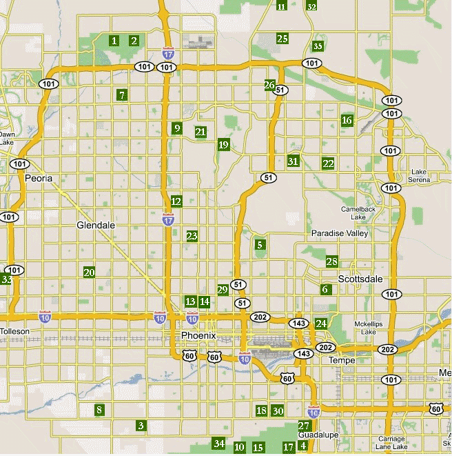 Click here to see full map of Phoenix...