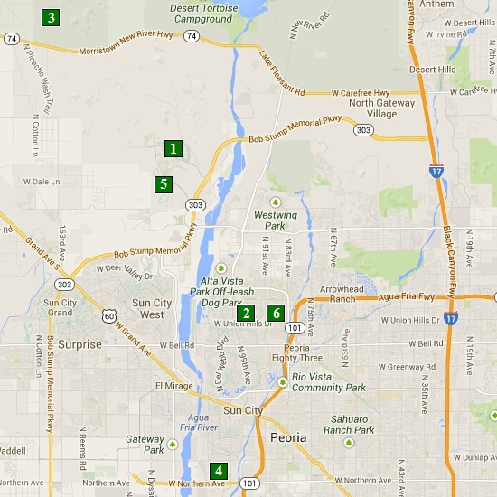 Click here to see full map of Peoria...